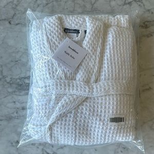 Brooklinen waffle robe, brand new in package, size small